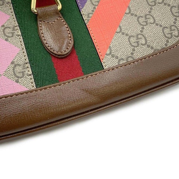 Gucci Jackie Shoulder Bag GG Supreme Geometric - Picture 7 of 11